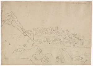 セリヌテ、シチリア、1842 作： Thomas Cole